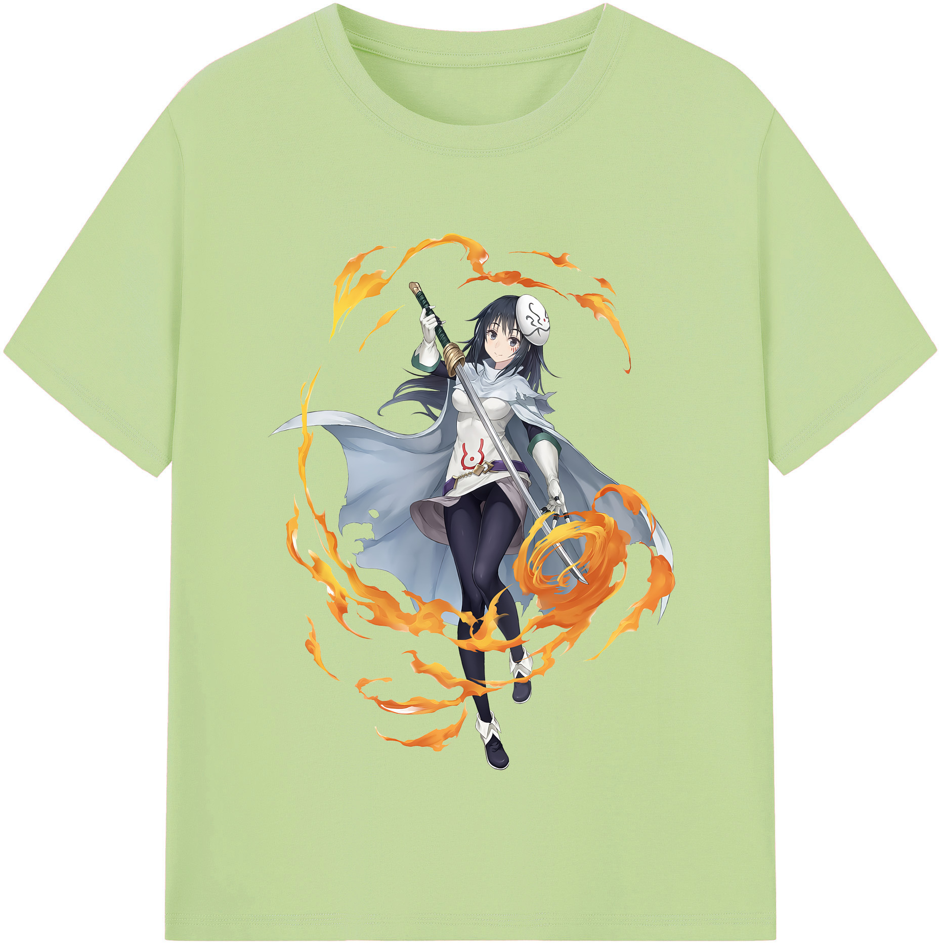 （画像用） 転スラ Regarding Reincarnated to Slime 綿100％半袖Tシャツ（フロントプリント）